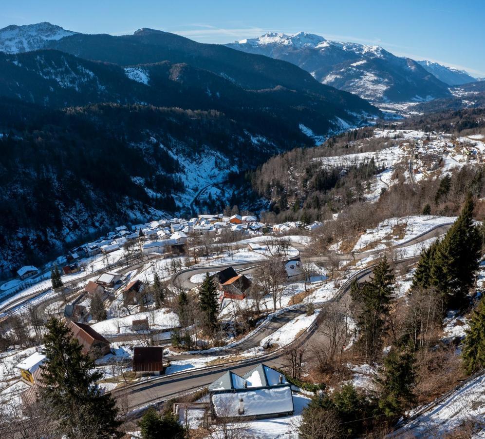 Вилла Panoramic House Carnia - Mountain View Apt With Parking And Terraces Ligosullo Экстерьер фото
