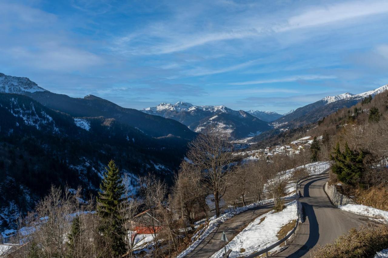 Вилла Panoramic House Carnia - Mountain View Apt With Parking And Terraces Ligosullo Экстерьер фото